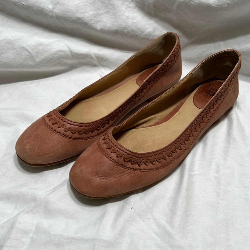 Frye Esther Women’s Leather Ballet Flats